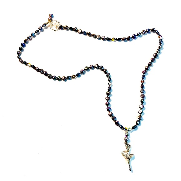 Handmade Ballerina and Grey Christmas Nutcracker Necklace by McGlamorous - Picture 2 of 8